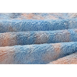 2021 Winter Warm Sleeveless Full Zipper Tie dye Sherpa Fleece Vest