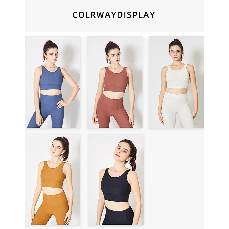 Lily Fashion Manufactory Wholesale lastest Women push up cons breathable yoga tank top pros impact sports bra