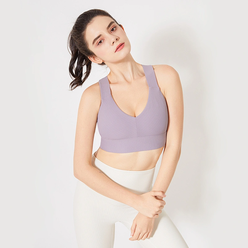 Lily New High Impact Sports Bra Recoverable Yoga Bra Naked Feeling Compression Sports Bras