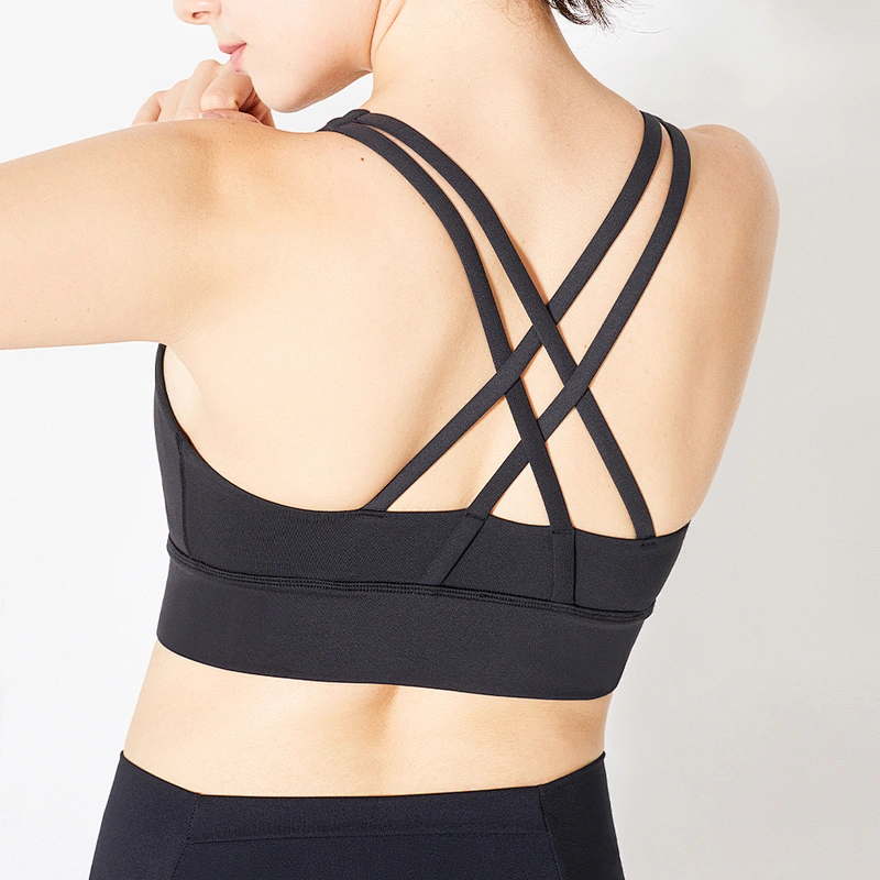 Lily Fashion Latest Design Women Workout Yoga Bra Girls Running Gym Yoga Bra Tops Custom Logo Jogger Bra