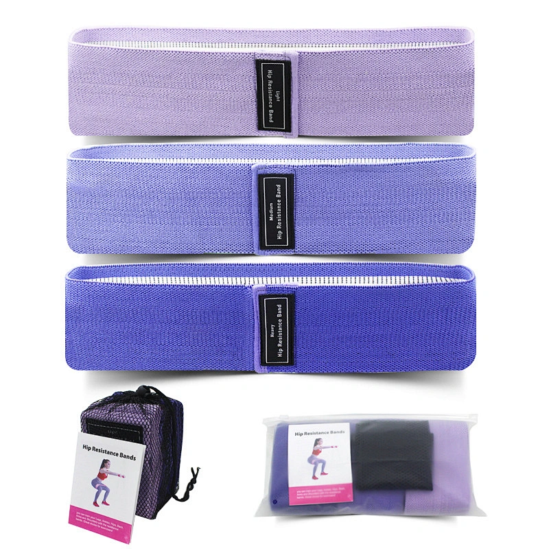 Pull up 3pcs Resistance Bands for Legs and Butt Exercise Fitness Yoga Bands Customized Logo Packing