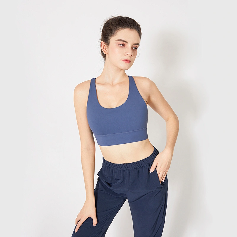 Lily Fashion Latest Design Women Workout Yoga Bra Girls Running Gym Yoga Bra Tops Custom Logo Jogger Bra