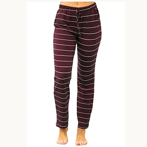 New Arrival High Quality Sweat Pants Comfortable Joggers Women Track Pants Lounge Long Pants Striped Slacks