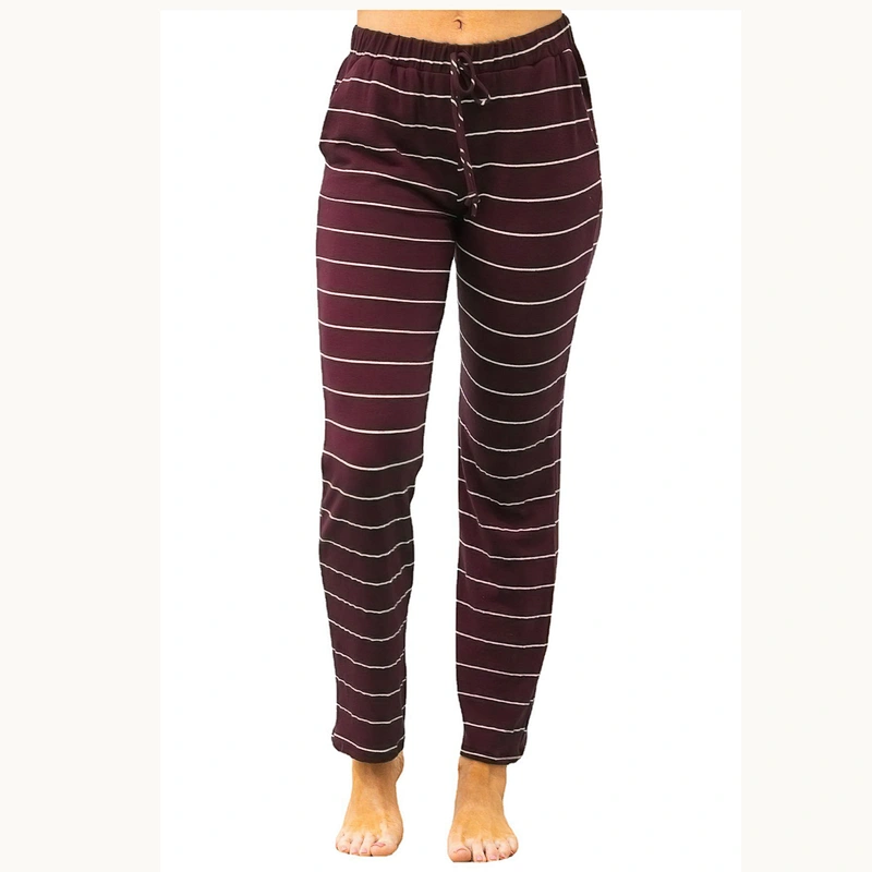 New Arrival High Quality Sweat Pants Comfortable Joggers Women Track Pants Lounge Long Pants Striped Slacks
