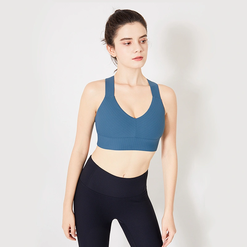 Lily New High Impact Sports Bra Recoverable Yoga Bra Naked Feeling Compression Sports Bras
