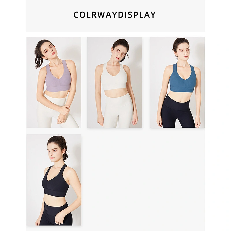 Lily New High Impact Sports Bra Recoverable Yoga Bra Naked Feeling Compression Sports Bras