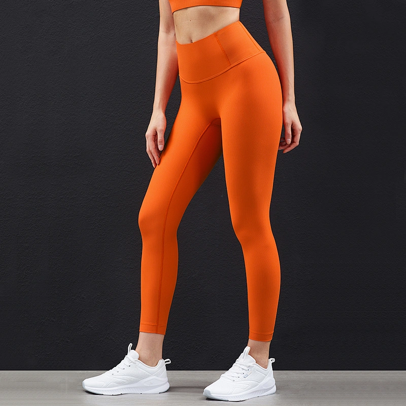 Lily Fashion New Arrival Woman Hight Waist Yoga Sport Pants 7/8 Workout Leggings Naked Feeling Sports Jogger Pants