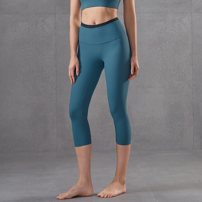 Lily Fashion Wholesale Women Leggings Sexy Yoga Pants Butt Lifting Jogger Leggings  Fitness Running Capris