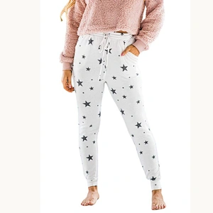 Wholesale High Quality Women's Casual Pant women fashion pants elastic drawstring comfortable breathable home casual trousers