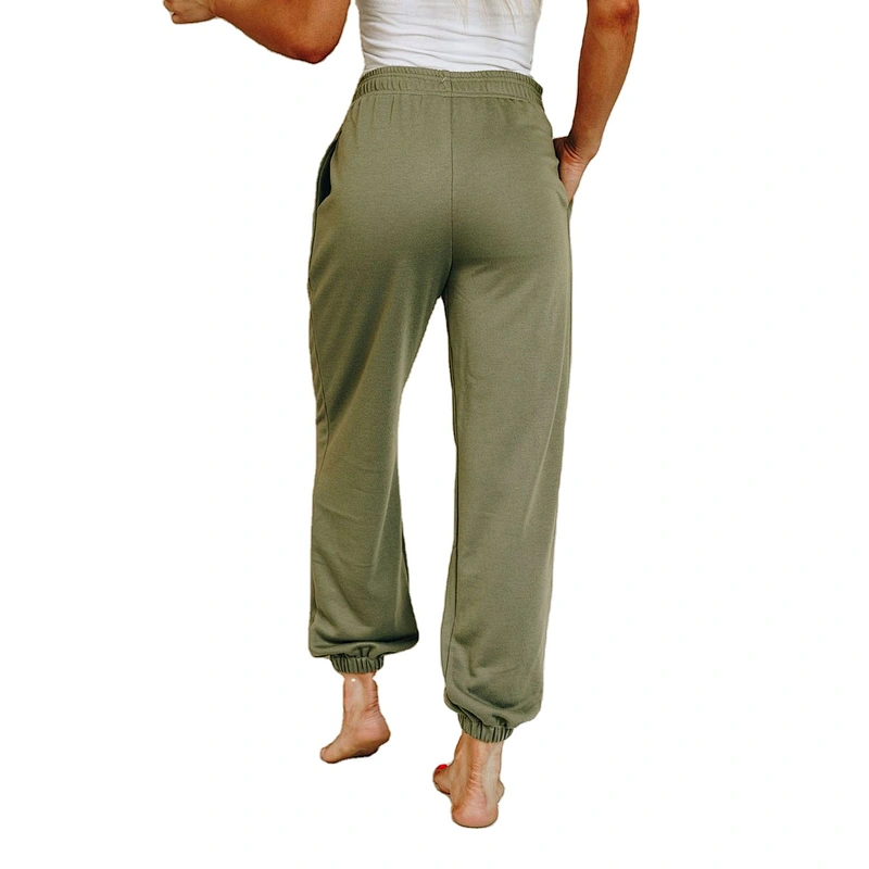 New Arrive Fashion Winter Women High Waist Joggers Sweatpants Sport Stacked Pants Jogger Lounge Pants
