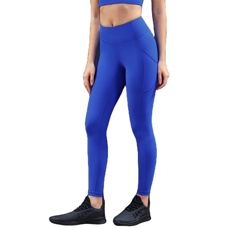 Lily Fashion New Arrival  Women Workout Track Yoga Pants High Waist Sport Leggings Pocket Tummy Control Jogger Pants