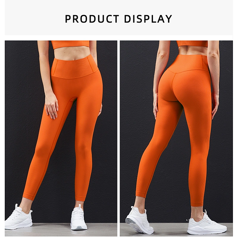Lily Fashion New Arrival Woman Hight Waist Yoga Sport Pants 7/8 Workout Leggings Naked Feeling Sports Jogger Pants