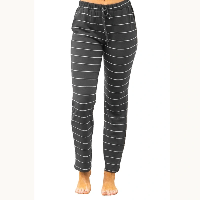 New Arrival High Quality Sweat Pants Comfortable Joggers Women Track Pants Lounge Long Pants Striped Slacks