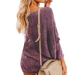 High Quality Comfortable Sexy Batwing Sleeve Knitwear