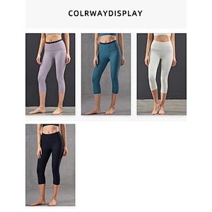 Lily Fashion Wholesale Women Leggings Sexy Yoga Pants Butt Lifting Jogger Leggings  Fitness Running Capris