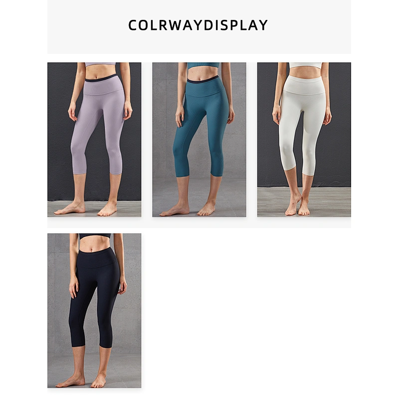 Lily Fashion Wholesale Women Leggings Sexy Yoga Pants Butt Lifting Jogger Leggings  Fitness Running Capris