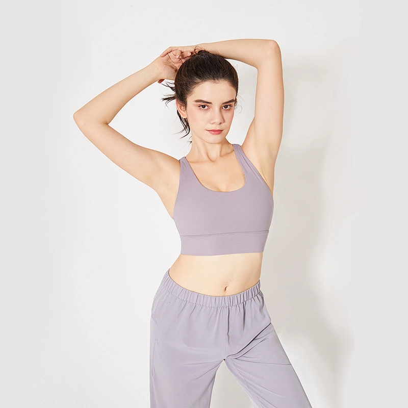 Lily Fashion Latest Design Women Workout Yoga Bra Girls Running Gym Yoga Bra Tops Custom Logo Jogger Bra