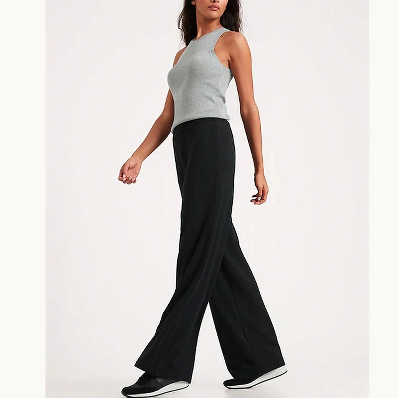 2021 New Design Wholesale OEM/ODM Baby Terry Wide Leg Lounge Pant