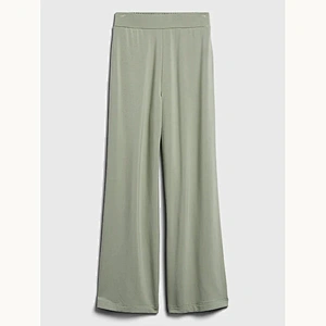 New Stylish Striped  Baby Terry Wide-Leg Lounge Pant | Banana Republic