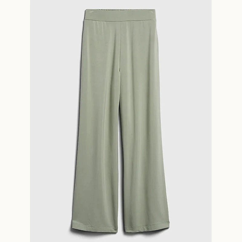 New Stylish Striped  Baby Terry Wide-Leg Lounge Pant | Banana Republic