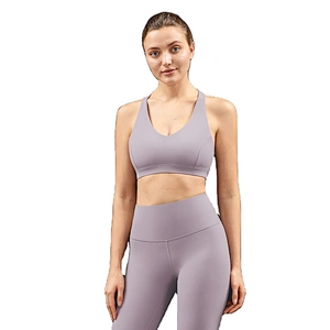 Lily Fashion Women Sexy Sports Bra High Impact LongLine Crop Tank Top Padded Workout Running Yoga Bra