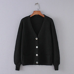 Hot Selling Low Price Autumn Long Sleeves Design Ladies Cardigan Sweaters