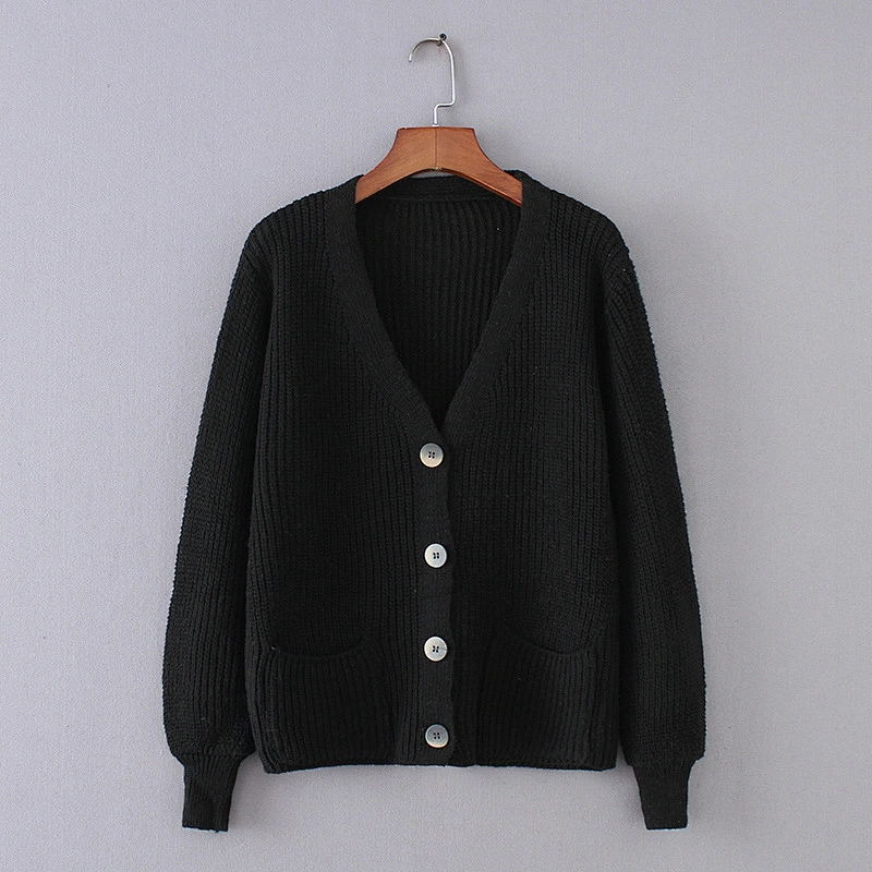 Hot Selling Low Price Autumn Long Sleeves Design Ladies Cardigan Sweaters