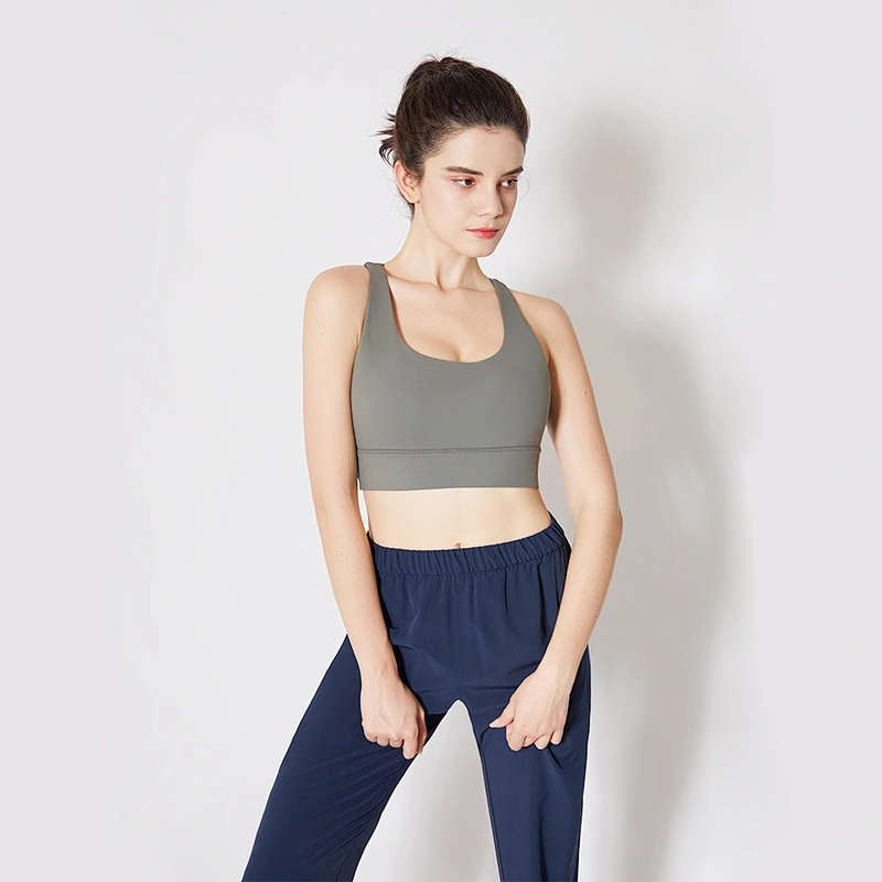 Lily Fashion Latest Design Women Workout Yoga Bra Girls Running Gym Yoga Bra Tops Custom Logo Jogger Bra