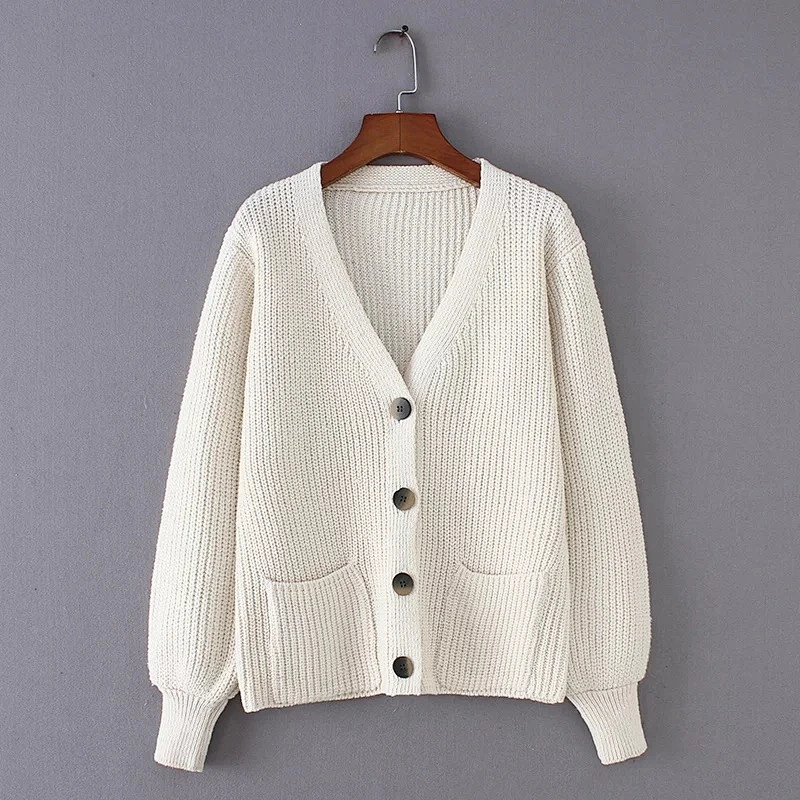 Hot Selling Low Price Autumn Long Sleeves Design Ladies Cardigan Sweaters