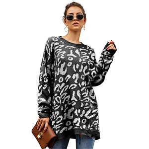 Wholesale Custom Pullover S-XXL Winter Snowman Snowflake Knitting Red Women's Sweater