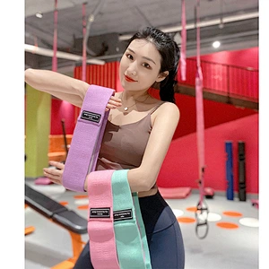 Pull up 3pcs Resistance Bands for Legs and Butt Exercise Fitness Yoga Bands Customized Logo Packing