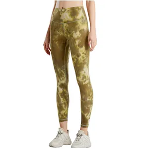 Amazon Top Seller Womens High Waist Tight Gym Yoga pants Leggings Tie Dye Yoga fitness Sports Pants