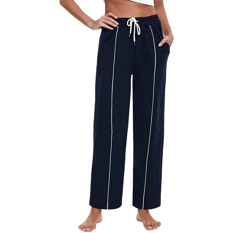 New women anti-wrinkle joggers blank elastic Sweatpants Ladies Track Pants Lounge Pant