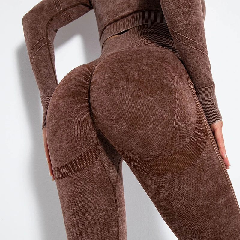 Sexy Butt Lifting Leggings for Women Workout Tummy Control Sport Tights High Waisted Seamless Yoga Pants