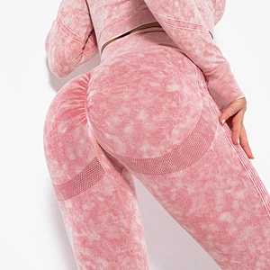 Sexy Butt Lifting Leggings for Women Workout Tummy Control Sport Tights High Waisted Seamless Yoga Pants