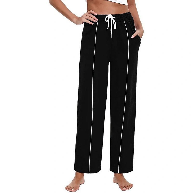 New women anti-wrinkle joggers blank elastic Sweatpants Ladies Track Pants Lounge Pant