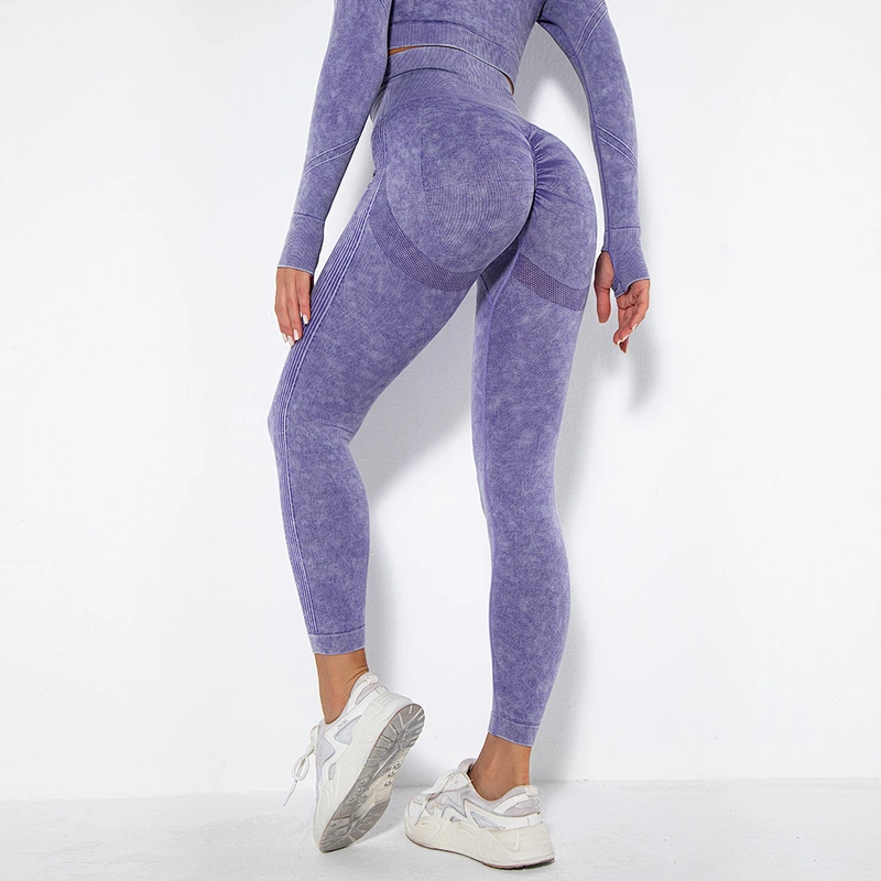 Sexy Butt Lifting Leggings for Women Workout Tummy Control Sport Tights High Waisted Seamless Yoga Pants