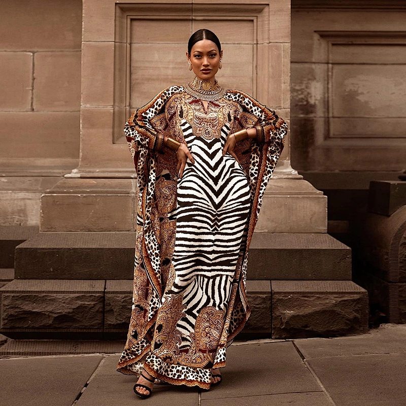 Women Turkish Kaftans Maxi Dress Swimsuit Cover ups Caftan Dress
