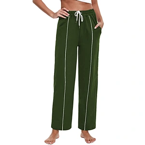 New women anti-wrinkle joggers blank elastic Sweatpants Ladies Track Pants Lounge Pant