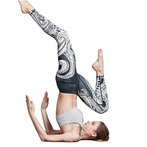 Custom Logo Printing Seamless Sports Fitness Dance Yoga Pants Leggings for women