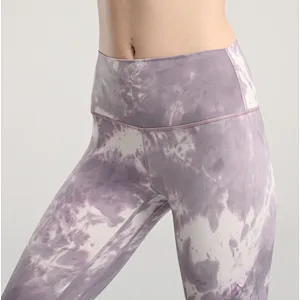 Amazon Top Seller Womens High Waist Tight Gym Yoga pants Leggings Tie Dye Yoga fitness Sports Pants