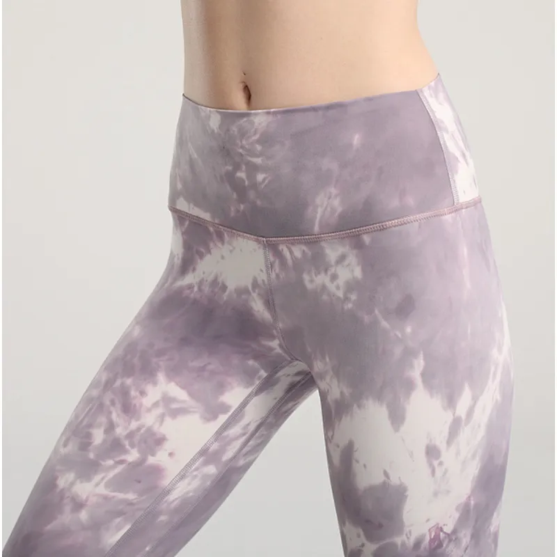 Amazon Top Seller Womens High Waist Tight Gym Yoga pants Leggings Tie Dye Yoga fitness Sports Pants