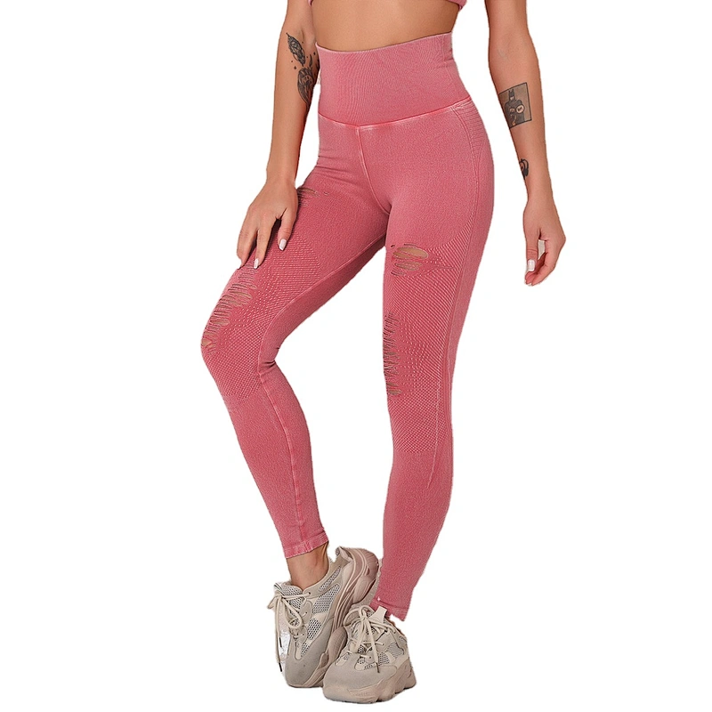 Women Sexy Butt Lifting Yoga Leggings Sport Tights Hollow Out Tummy Control High Waist Seamless Yoga Pants