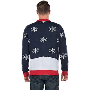 Amazon Top Unisex Long Sleeve Christmas Sweater Tops Funny Santa Ugly Christmas Sweater