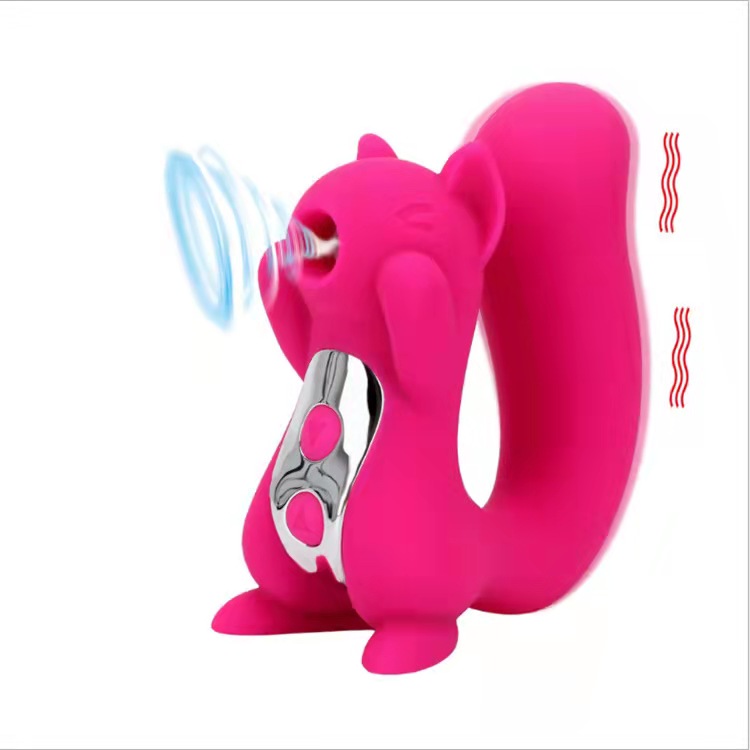 Sex Sucking Toys Vibrator squirrel Powerful Clitoris Sucker Tongue Stimulator Nipple Vagina for Female