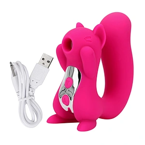 Sex Sucking Toys Vibrator squirrel Powerful Clitoris Sucker Tongue Stimulator Nipple Vagina for Female