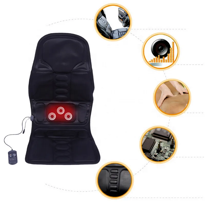 China wholesale cushion 48W chair massage shiatsu back massager Massage cushion electric massage cushion massage chair