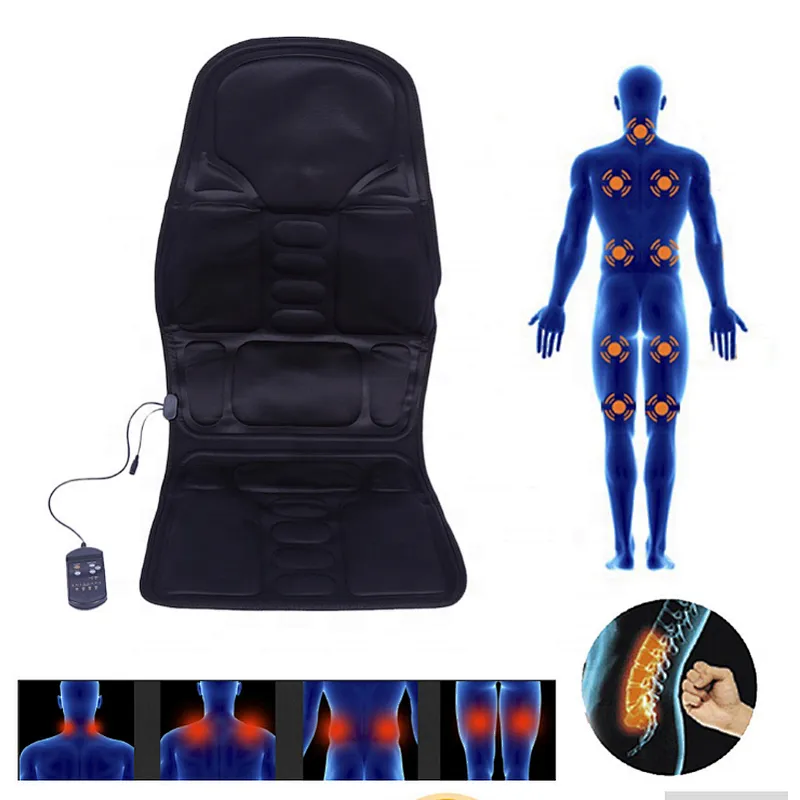 China wholesale cushion 48W chair massage shiatsu back massager Massage cushion electric massage cushion massage chair