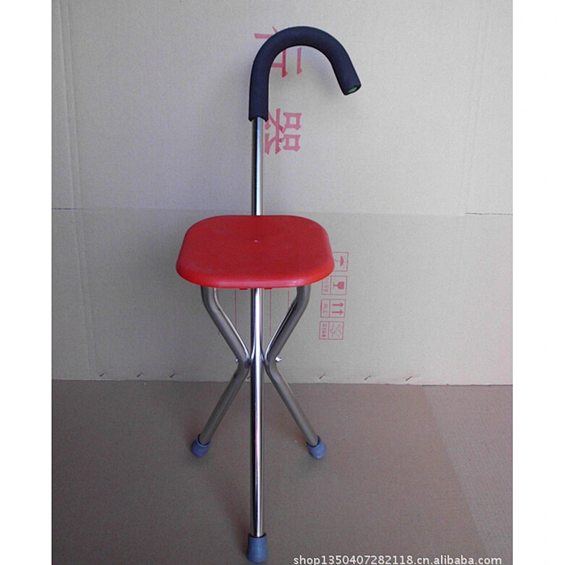 Good Price Folding Seat Cane /Three legged canes/walking stick with seat