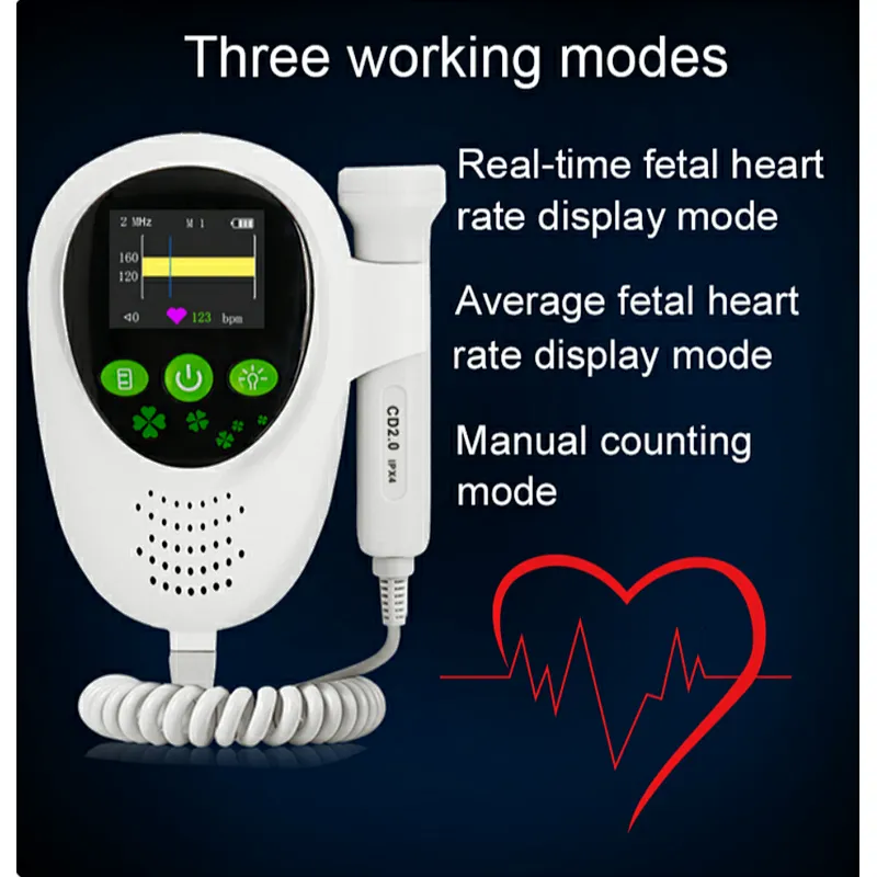 Easy Use Home Fetal Doppler Machine for Pregnant from China ...